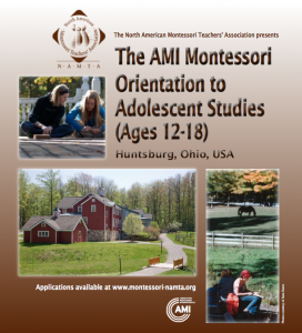 AMI Montessori Orientation to Adolescent Studies image